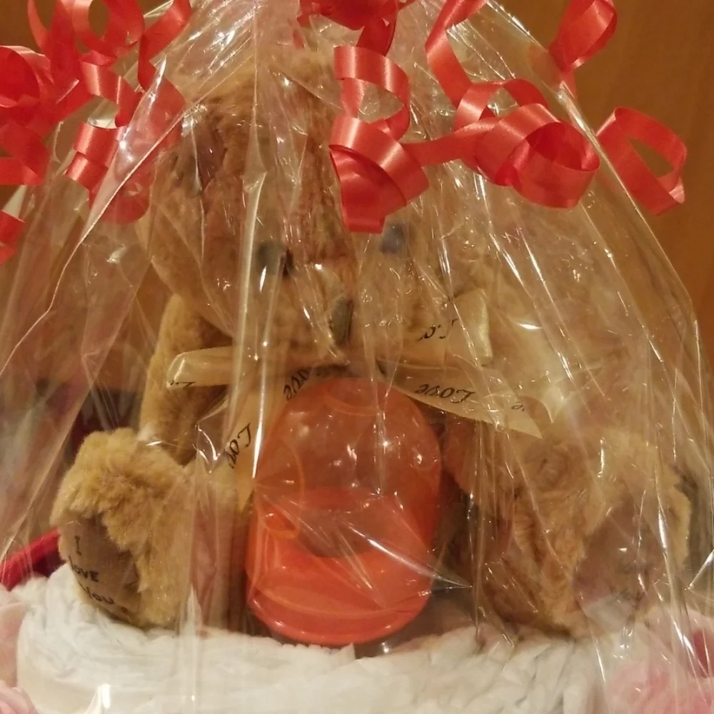 Patriots New England Football Diaper Cake